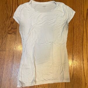 Express Women's Cream Short Sleeve Tee